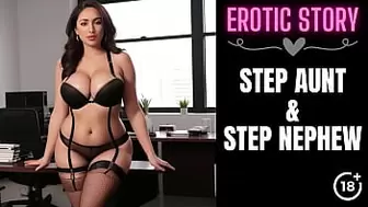 [Step Aunt & Step Nephew Story] Nasty Taboo Playtime with Step Aunt