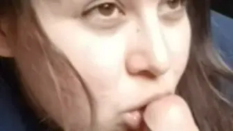 DD Sadie Licks and Sucks Daddy's Load
