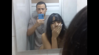 I fuck my GF in the bathroom at a family party and we get caught