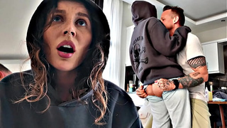 Her stepfather punished her in BEHIND for skipping classes!