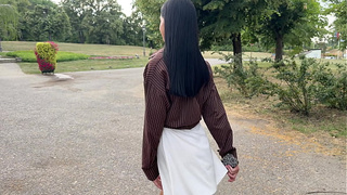Meeting A Cute Whore In The Park Turns Into Attractive Rough Fucking