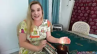 Your stepmom fucks you for your dick day