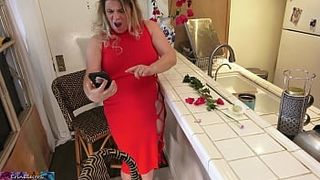 Stepmom gets pics for anniversary of secretary swallowing hubby's schlong so she rides her stepson