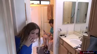 Stepson is addicted to porn and Stepmom uses her body to get him interested in real sex