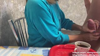 Grandma milking penis slave food semen bdsm taboo bizarre cfnm