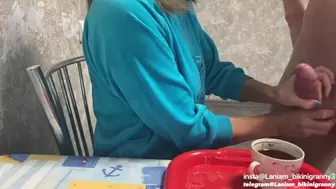 Grandma milking penis slave food semen bdsm taboo bizarre cfnm