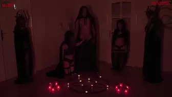 Something very strange happened during a satanic ritual, a candle lit by itself!